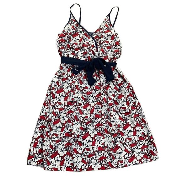 Vineyard Vines for Target Women's Hibiscus Whale V-Neck Wrap Dress Sz XS - Picture 6 of 14